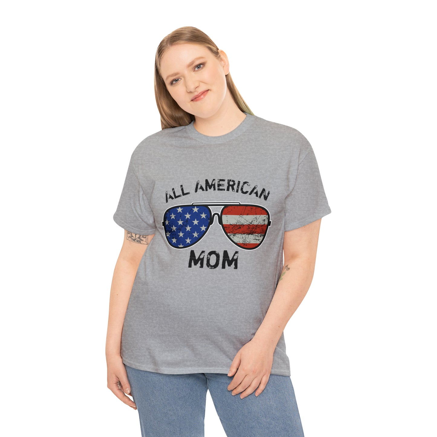 All American Mom Heavy Cotton Tee