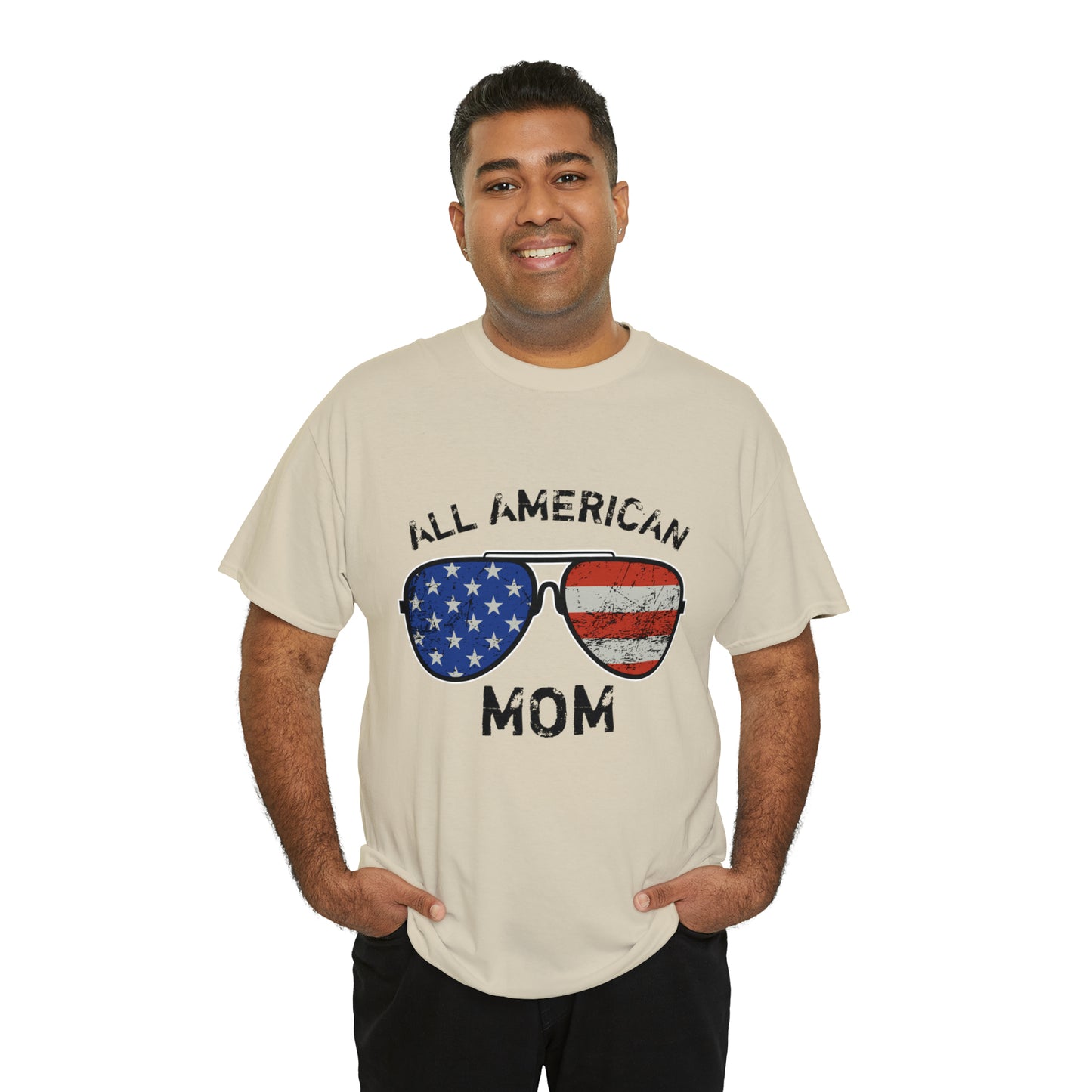 All American Mom Heavy Cotton Tee