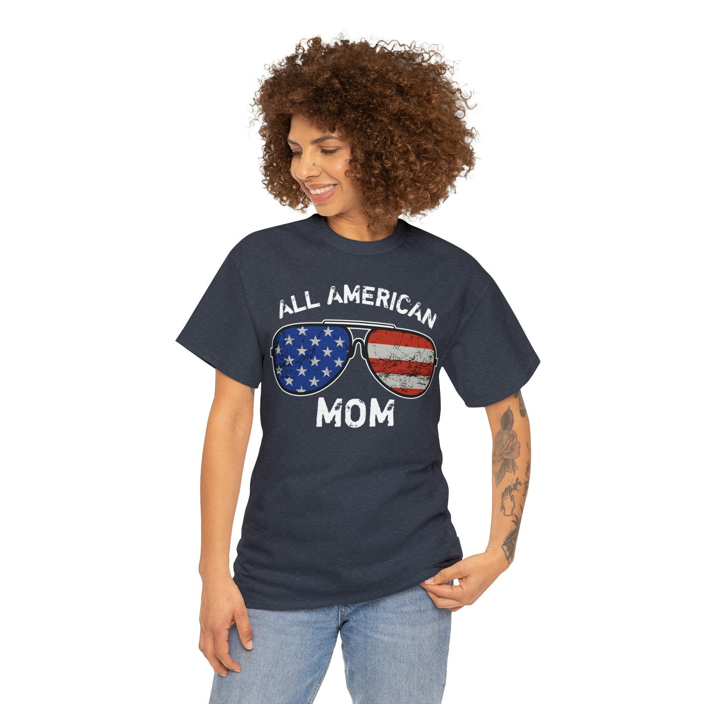 All American Mom Heavy Cotton Tee