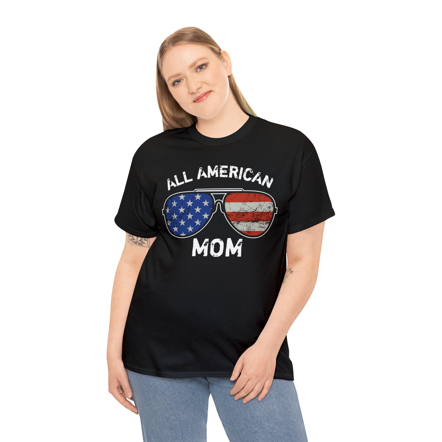 All American Mom Heavy Cotton Tee