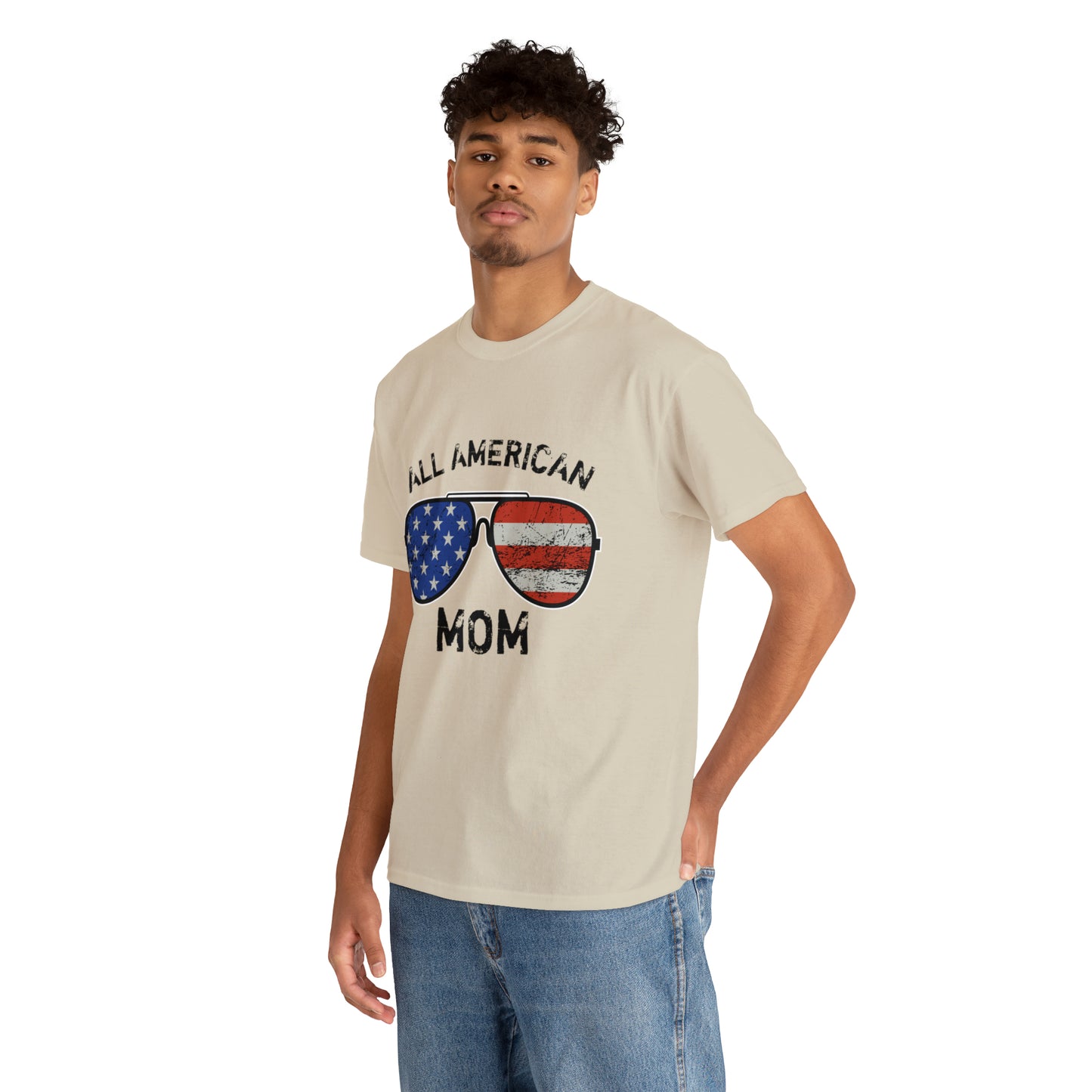 All American Mom Heavy Cotton Tee