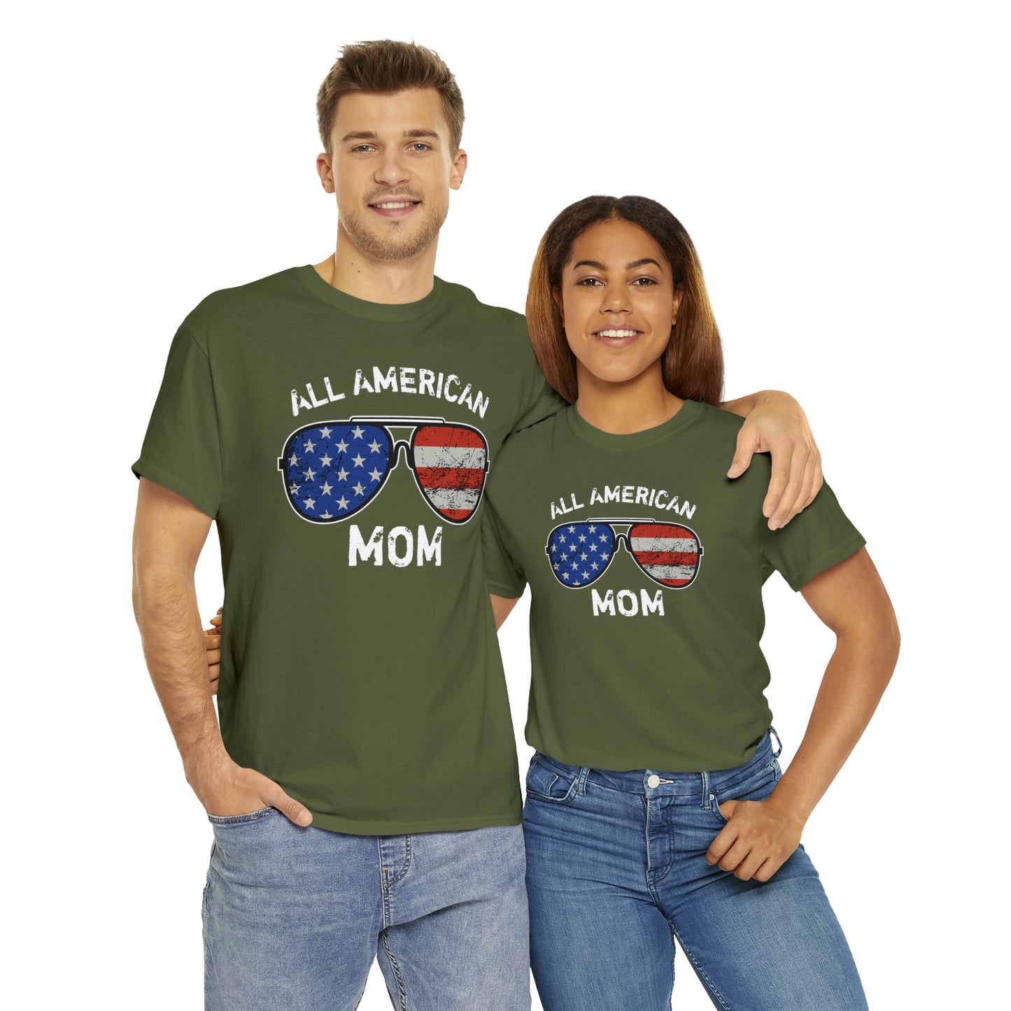 All American Mom Heavy Cotton Tee