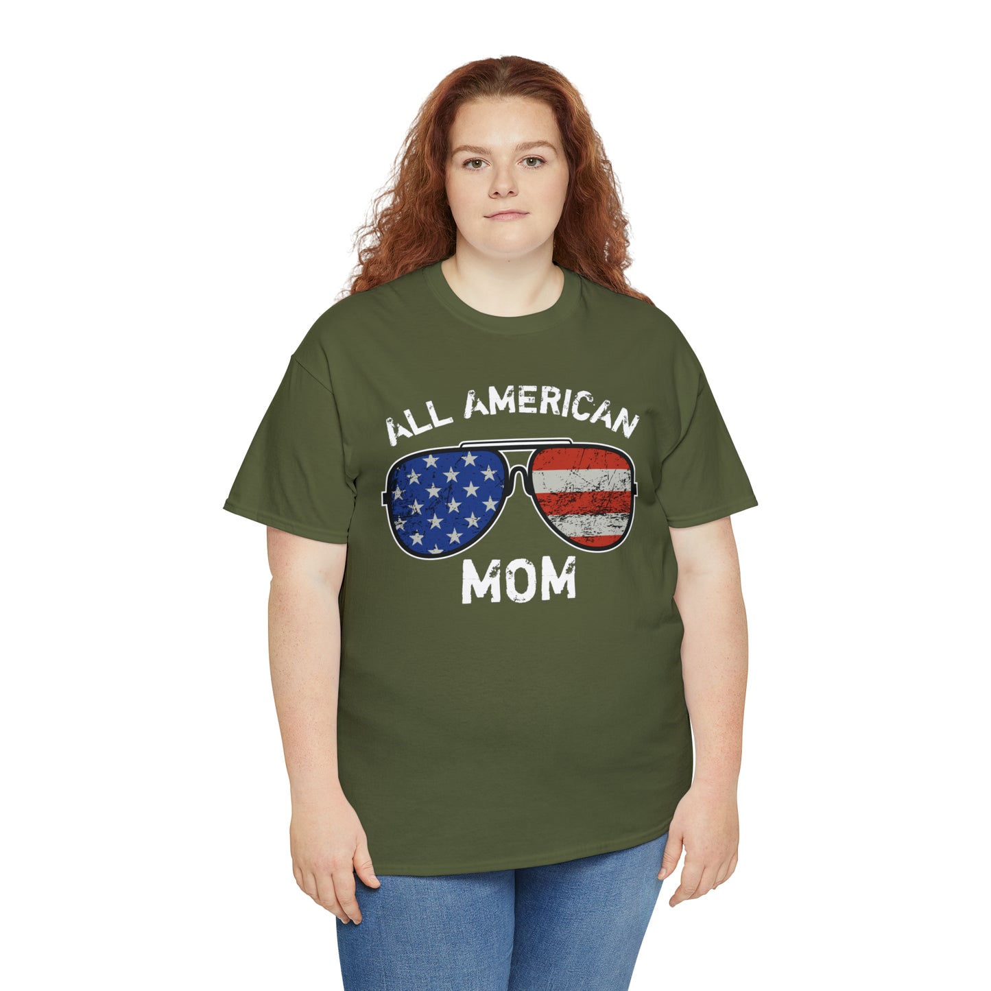 All American Mom Heavy Cotton Tee