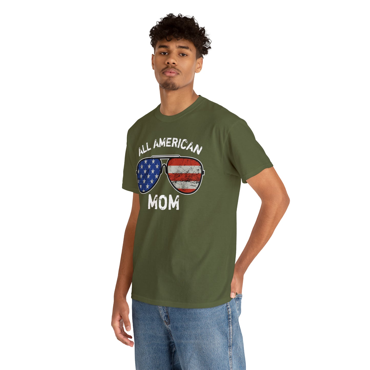 All American Mom Heavy Cotton Tee