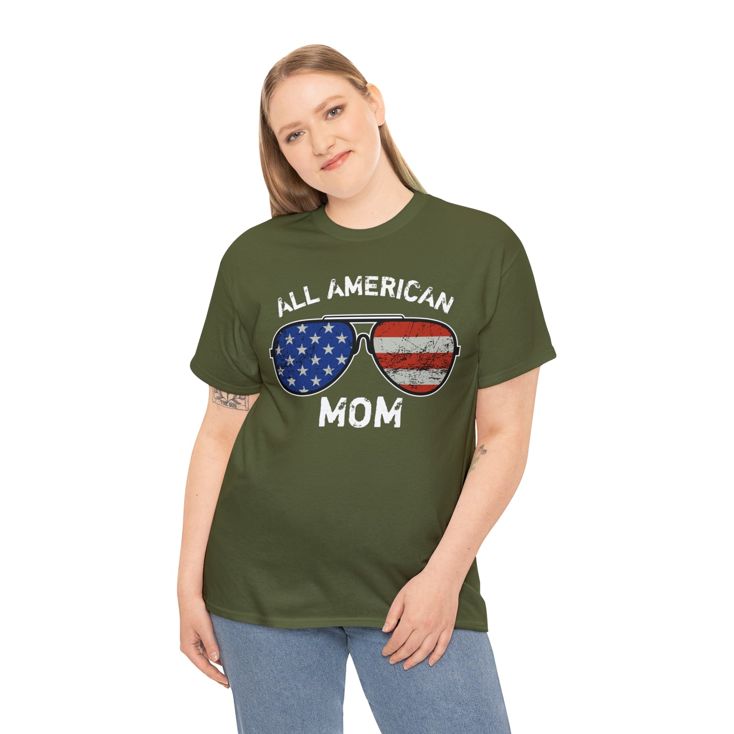 All American Mom Heavy Cotton Tee