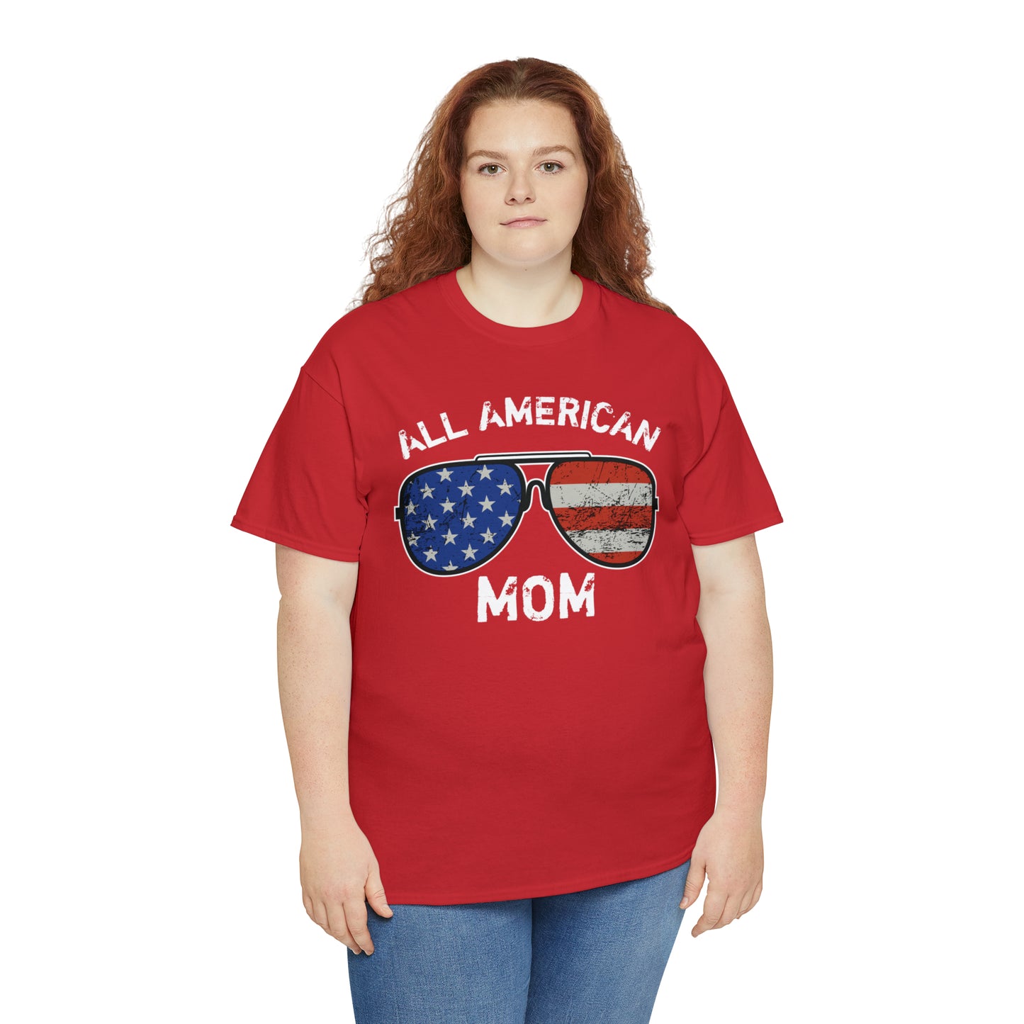 All American Mom Heavy Cotton Tee
