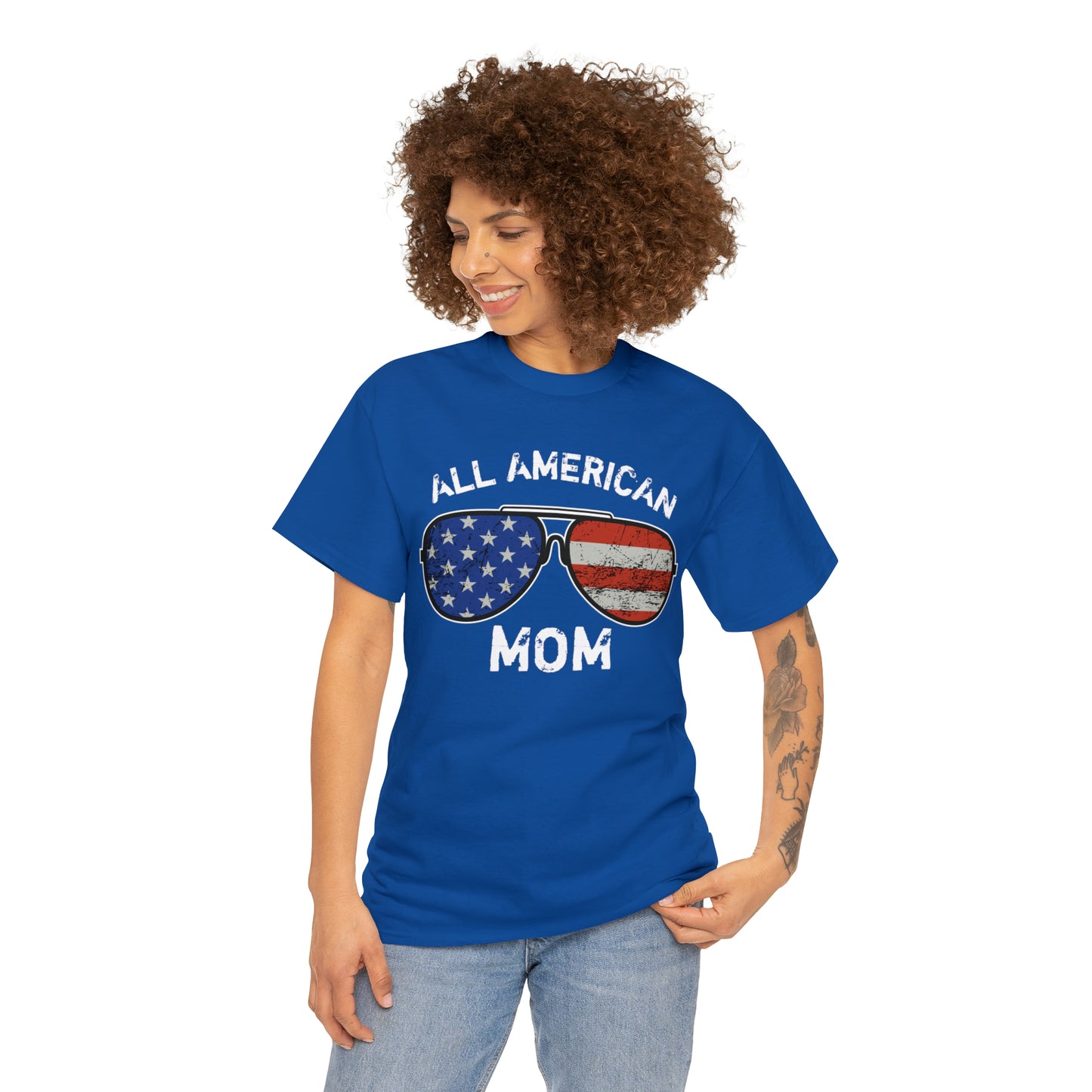 All American Mom Heavy Cotton Tee