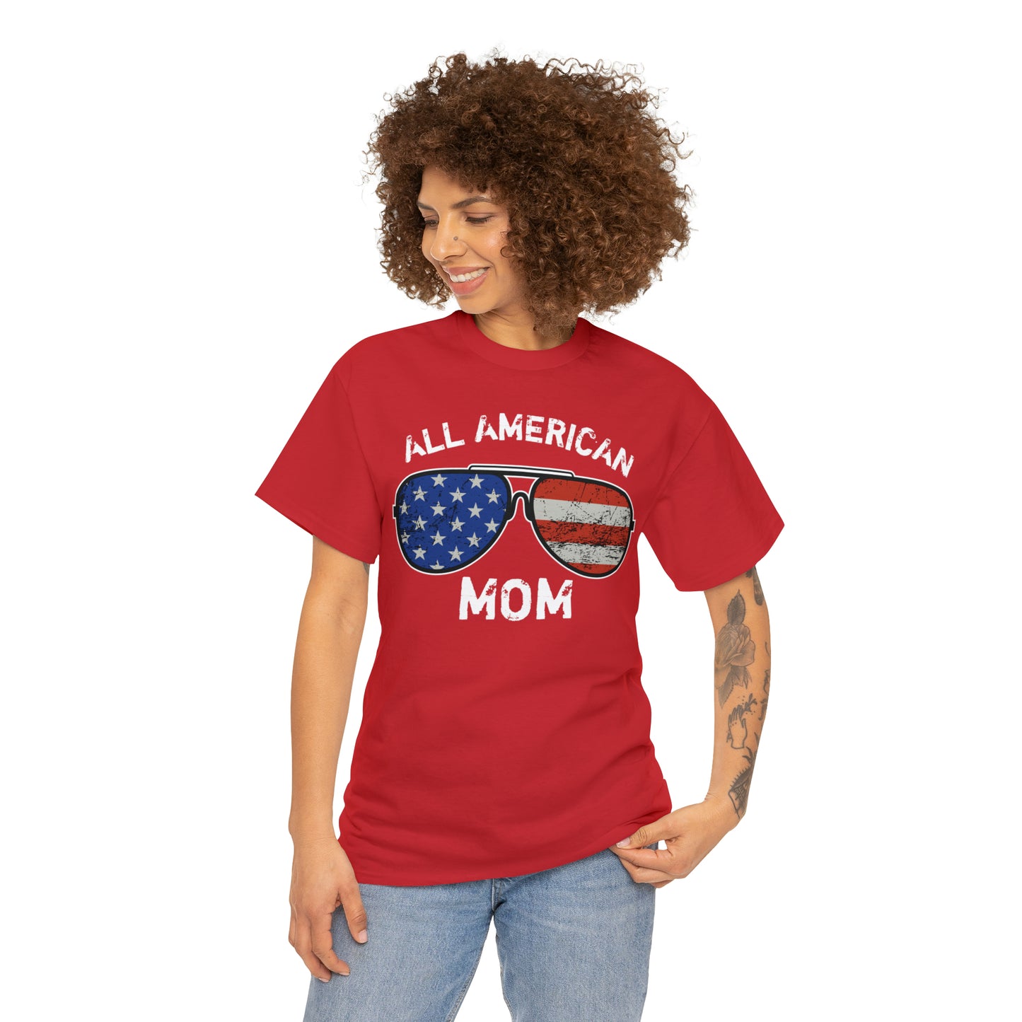 All American Mom Heavy Cotton Tee