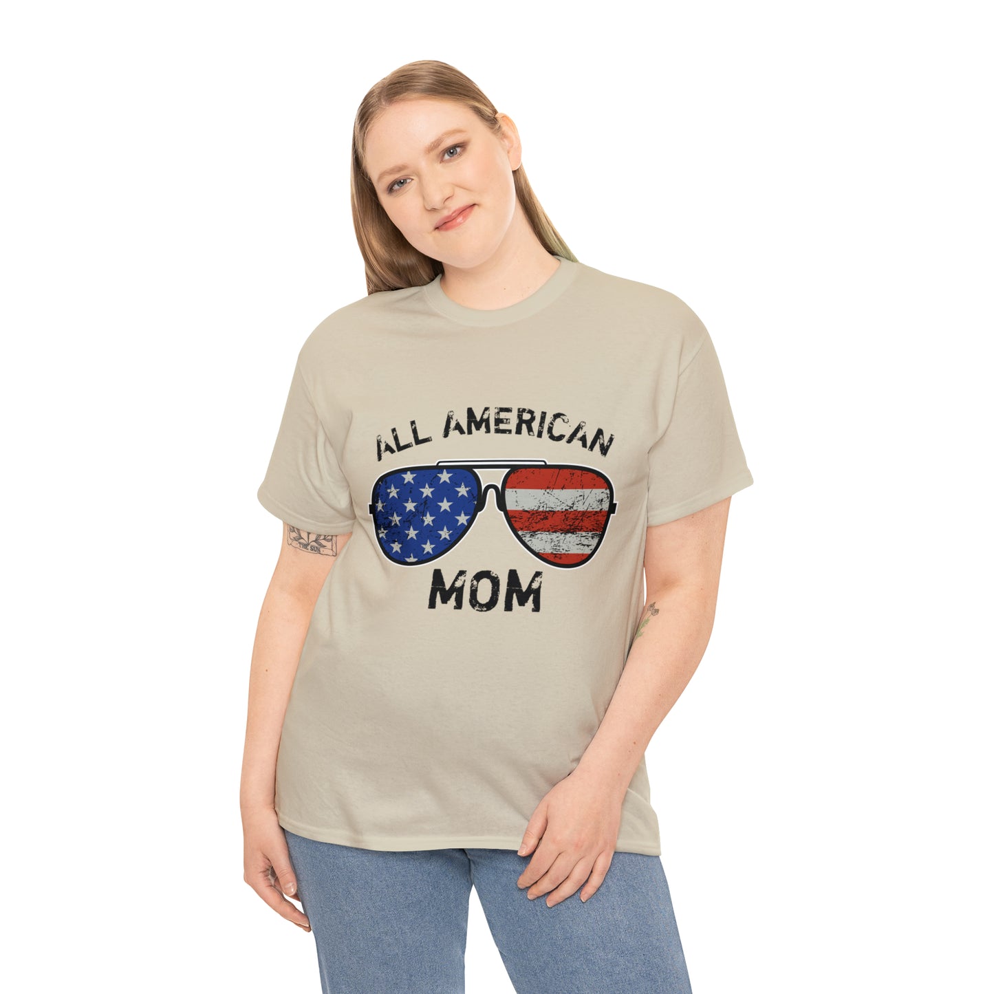 All American Mom Heavy Cotton Tee