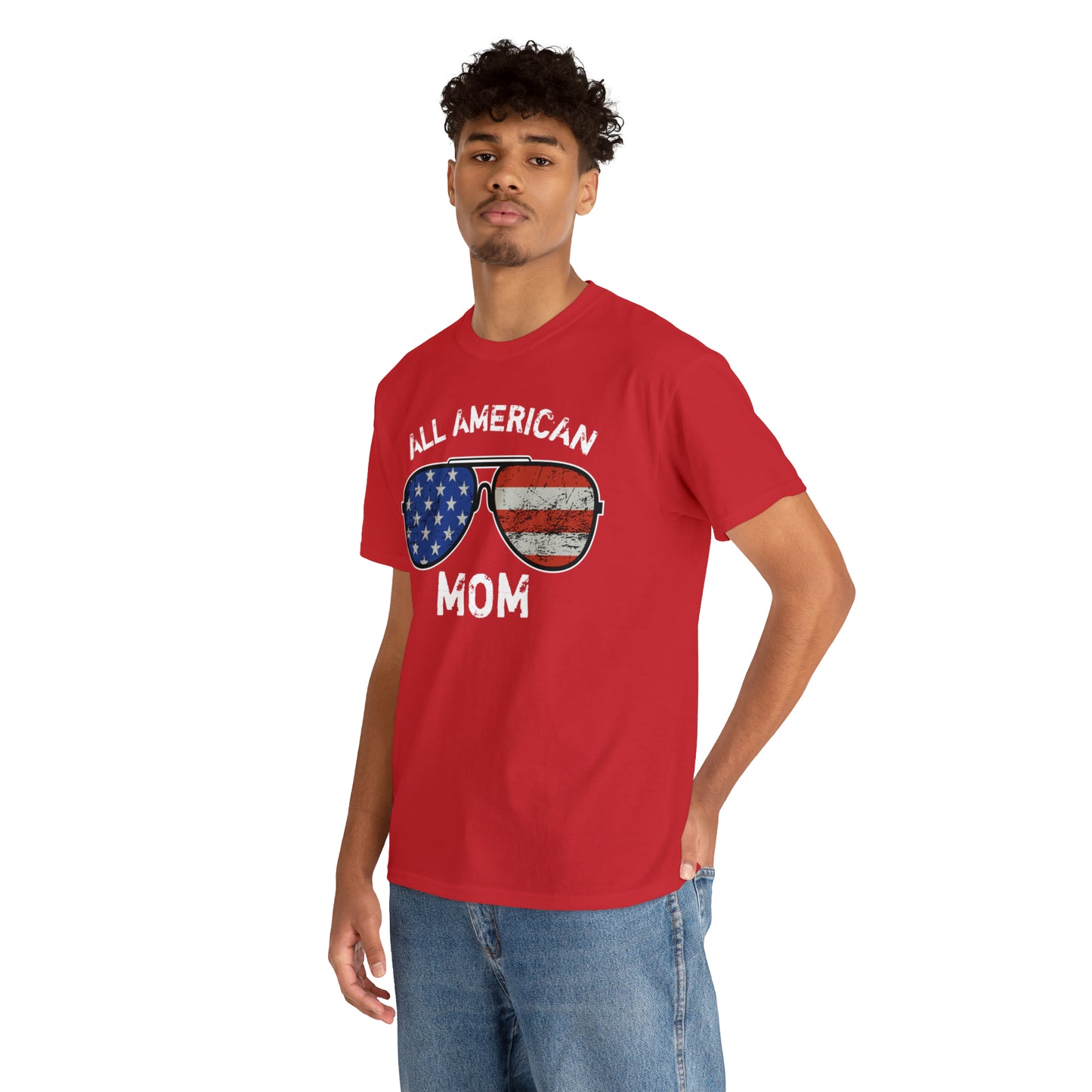 All American Mom Heavy Cotton Tee