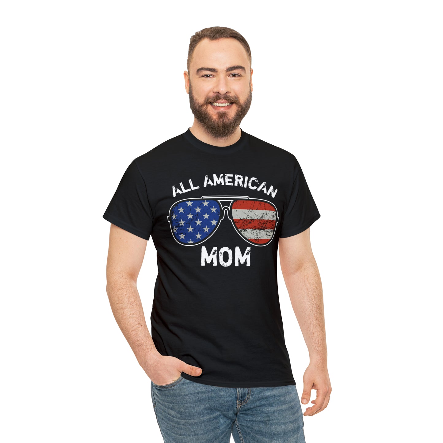 All American Mom Heavy Cotton Tee