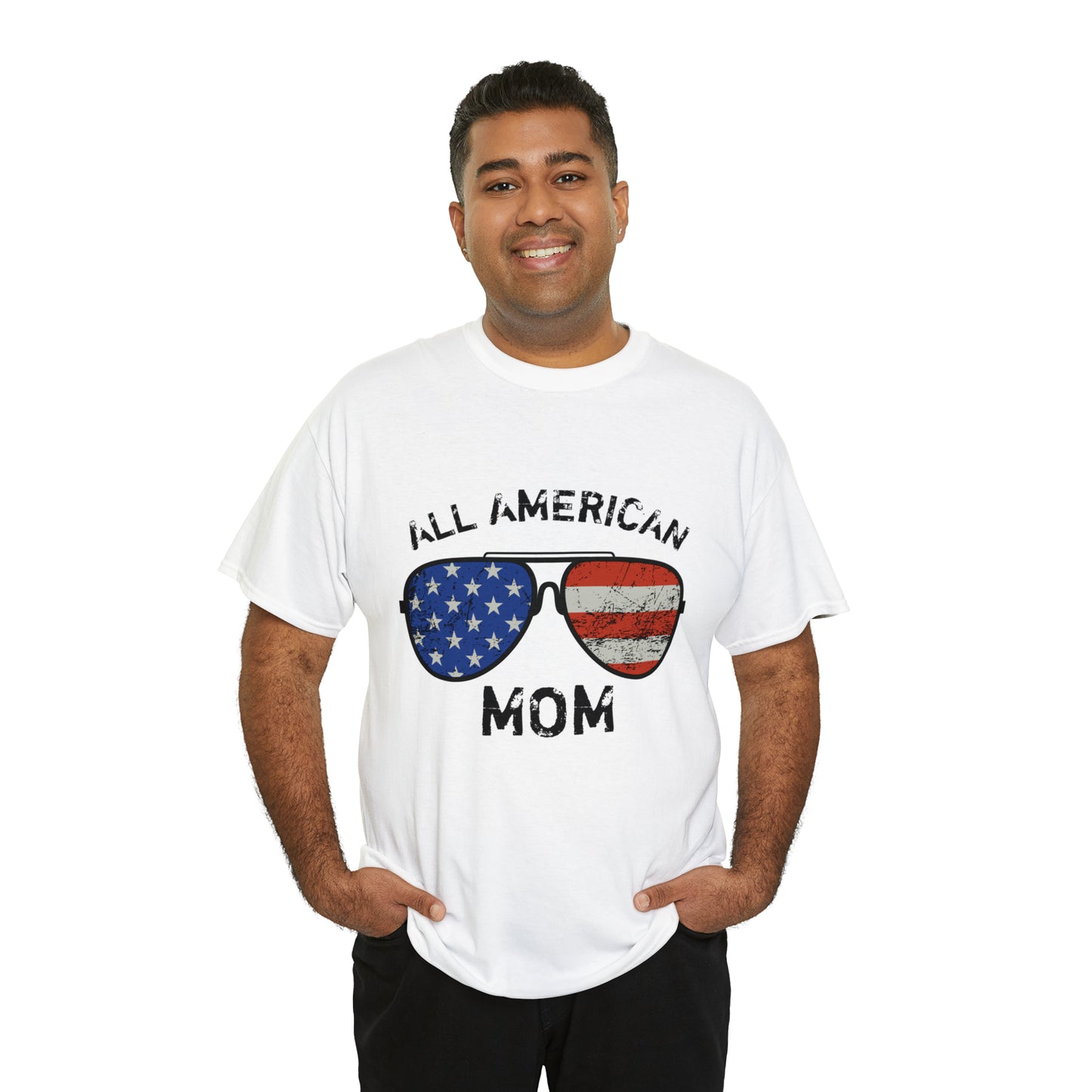 All American Mom Heavy Cotton Tee