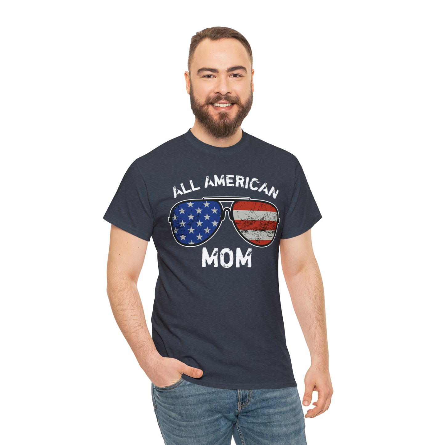All American Mom Heavy Cotton Tee