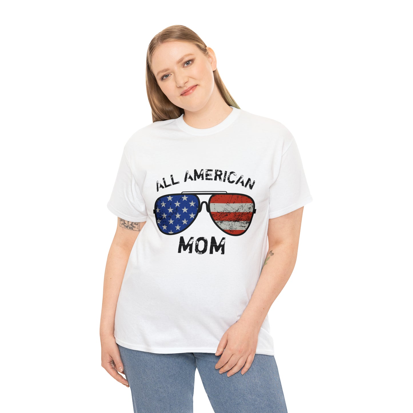 All American Mom Heavy Cotton Tee