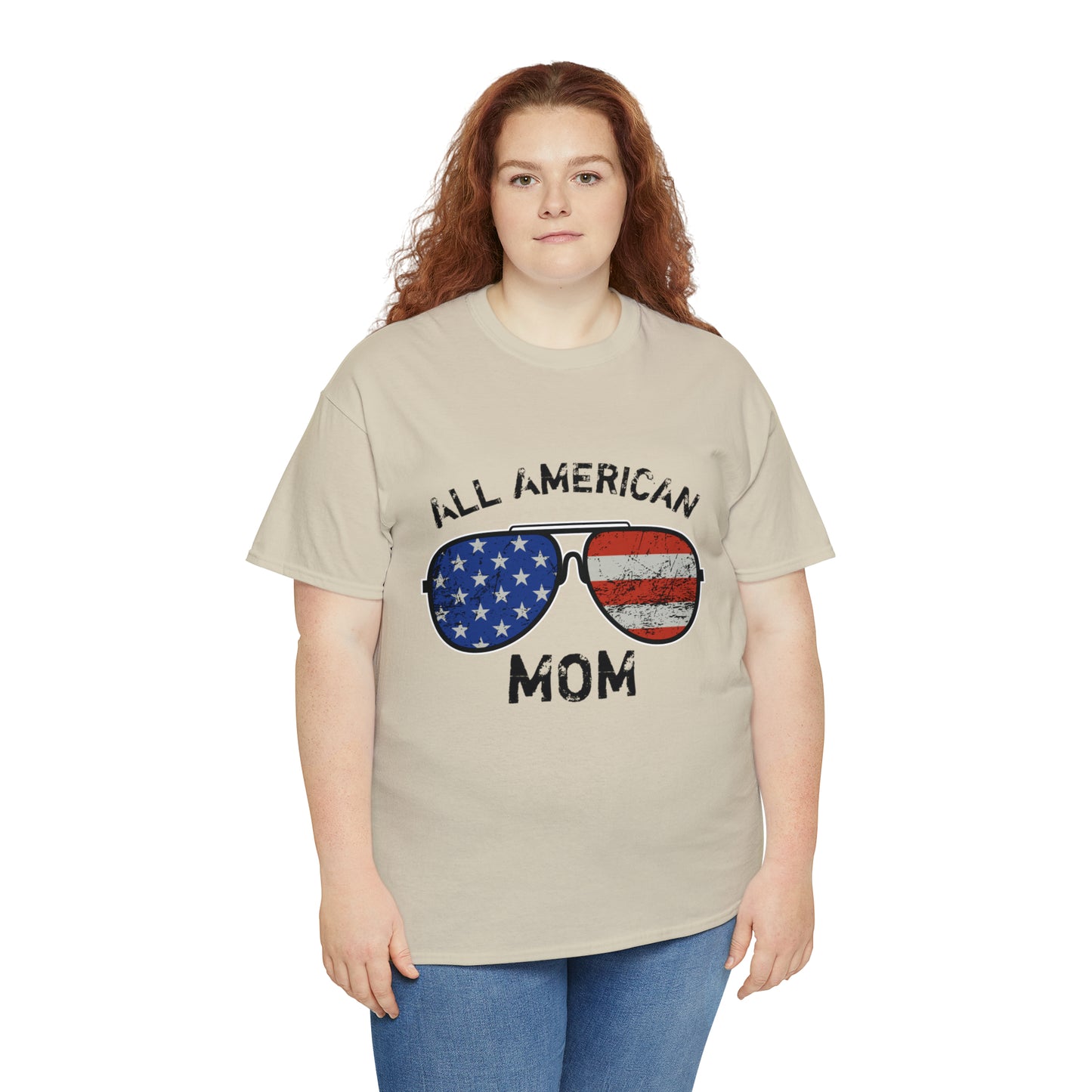 All American Mom Heavy Cotton Tee