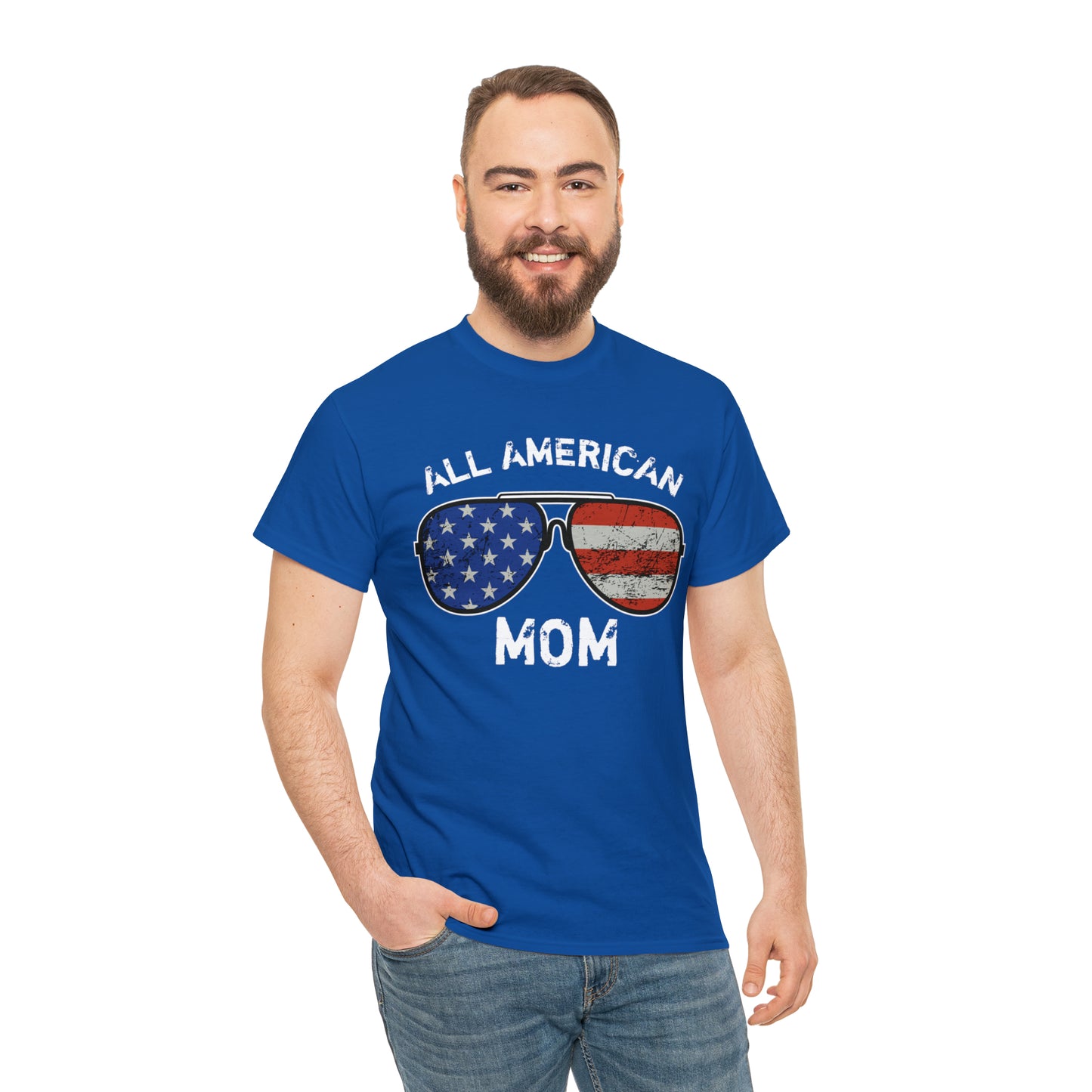 All American Mom Heavy Cotton Tee