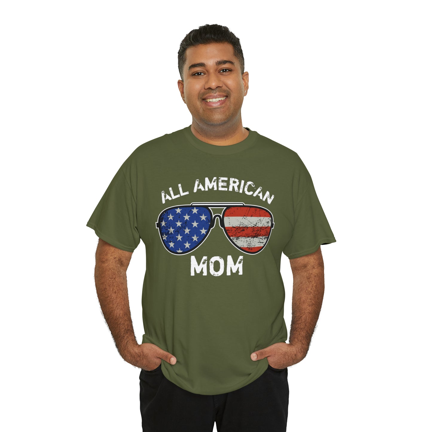 All American Mom Heavy Cotton Tee