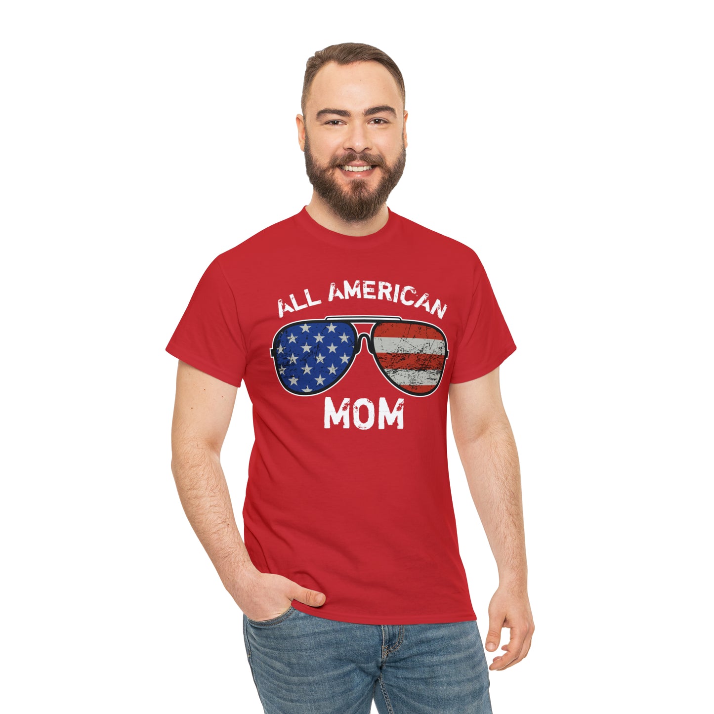 All American Mom Heavy Cotton Tee