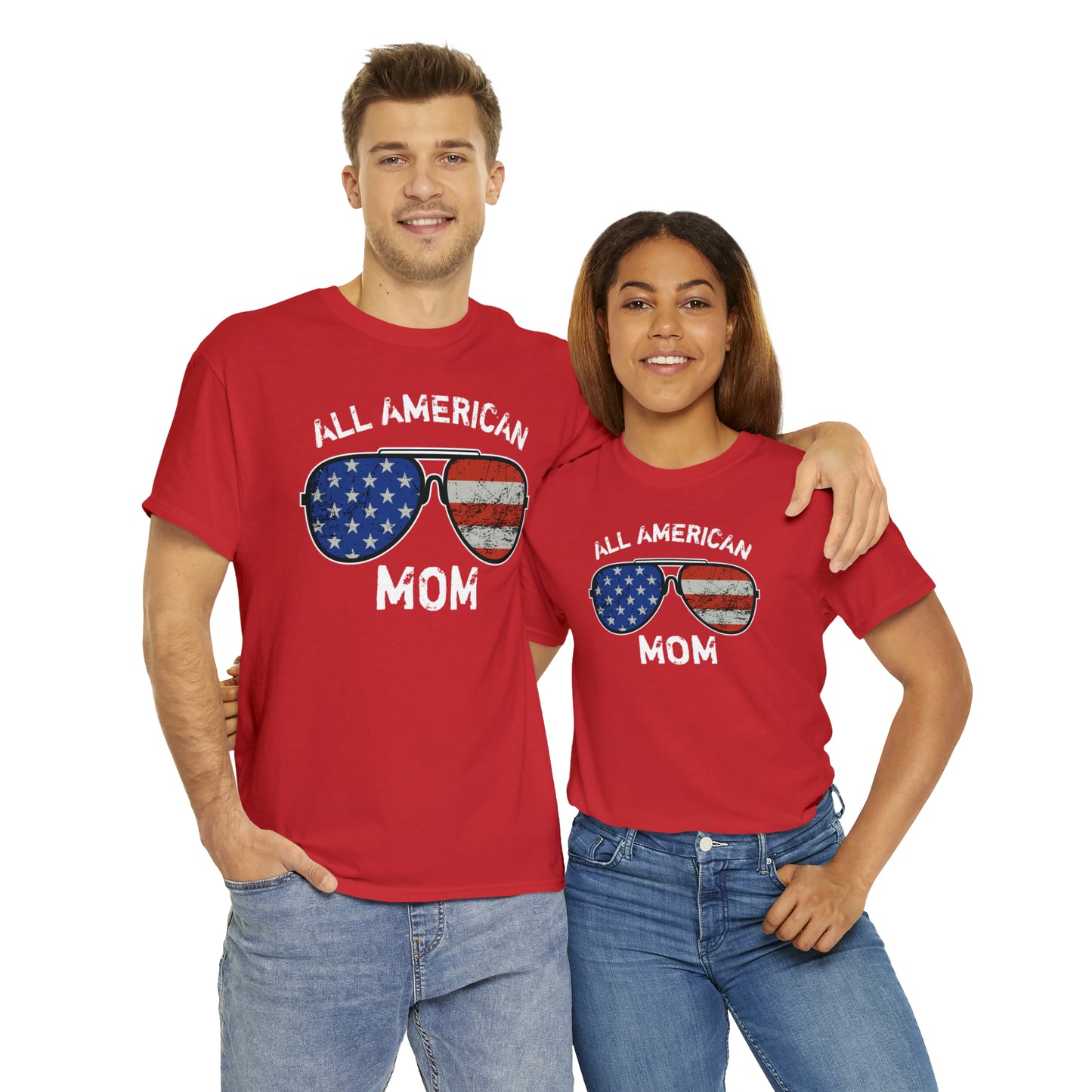All American Mom Heavy Cotton Tee