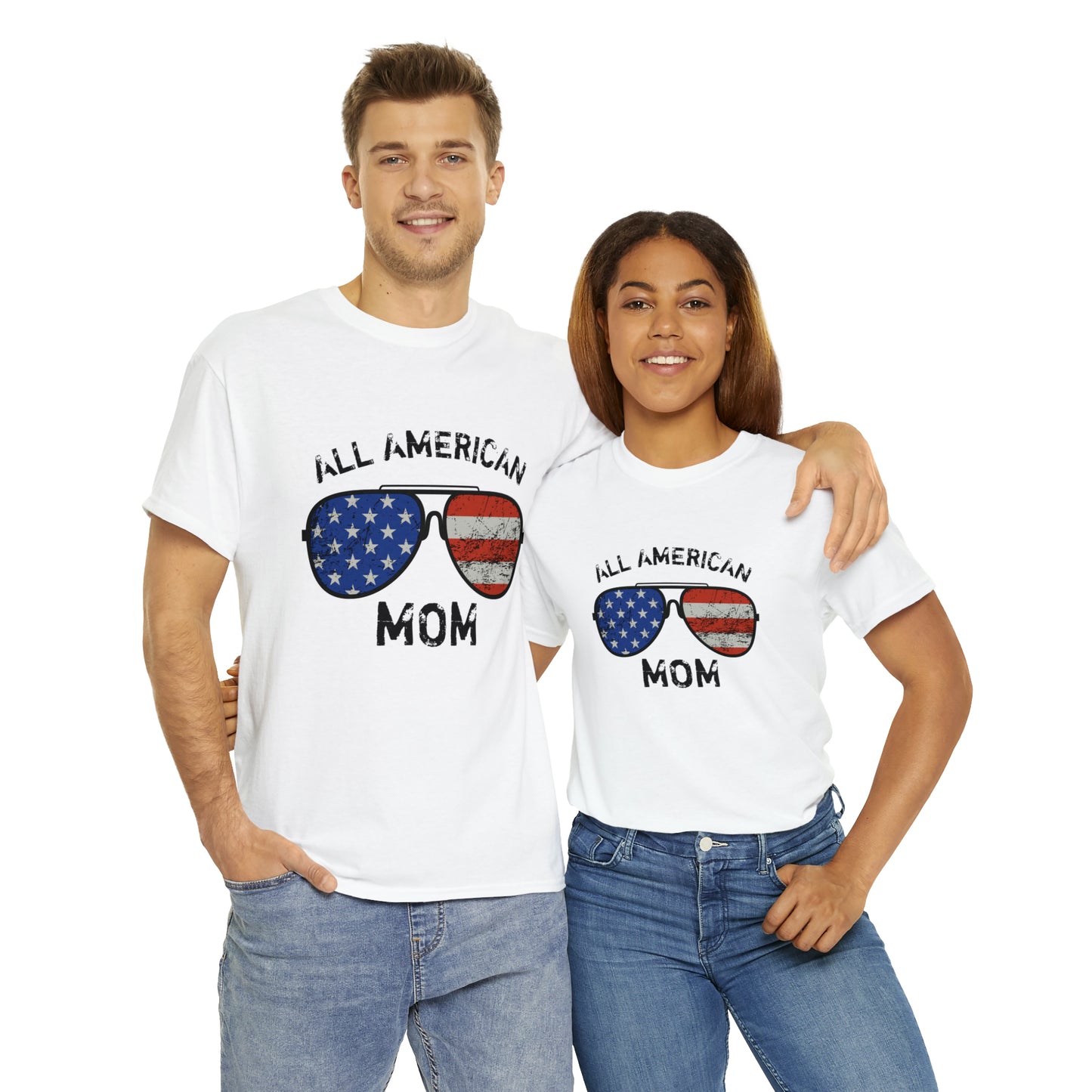All American Mom Heavy Cotton Tee