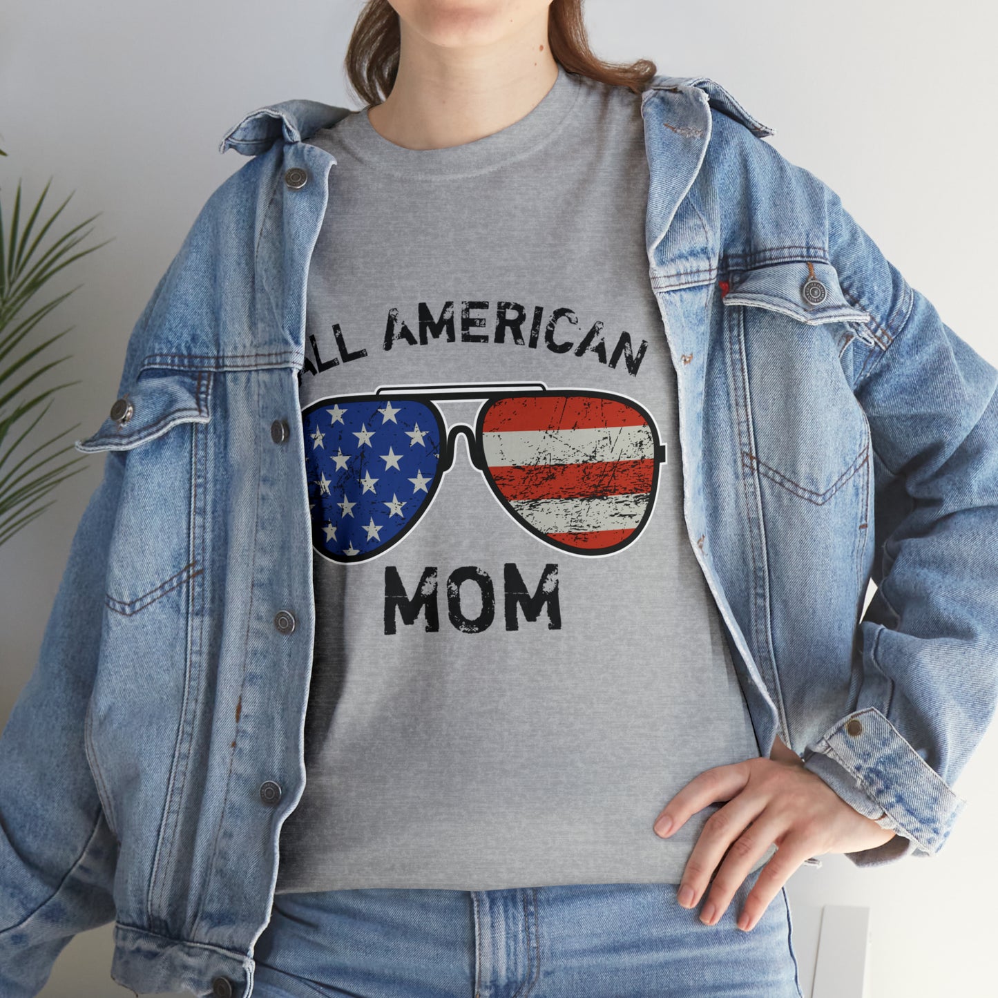 All American Mom Heavy Cotton Tee