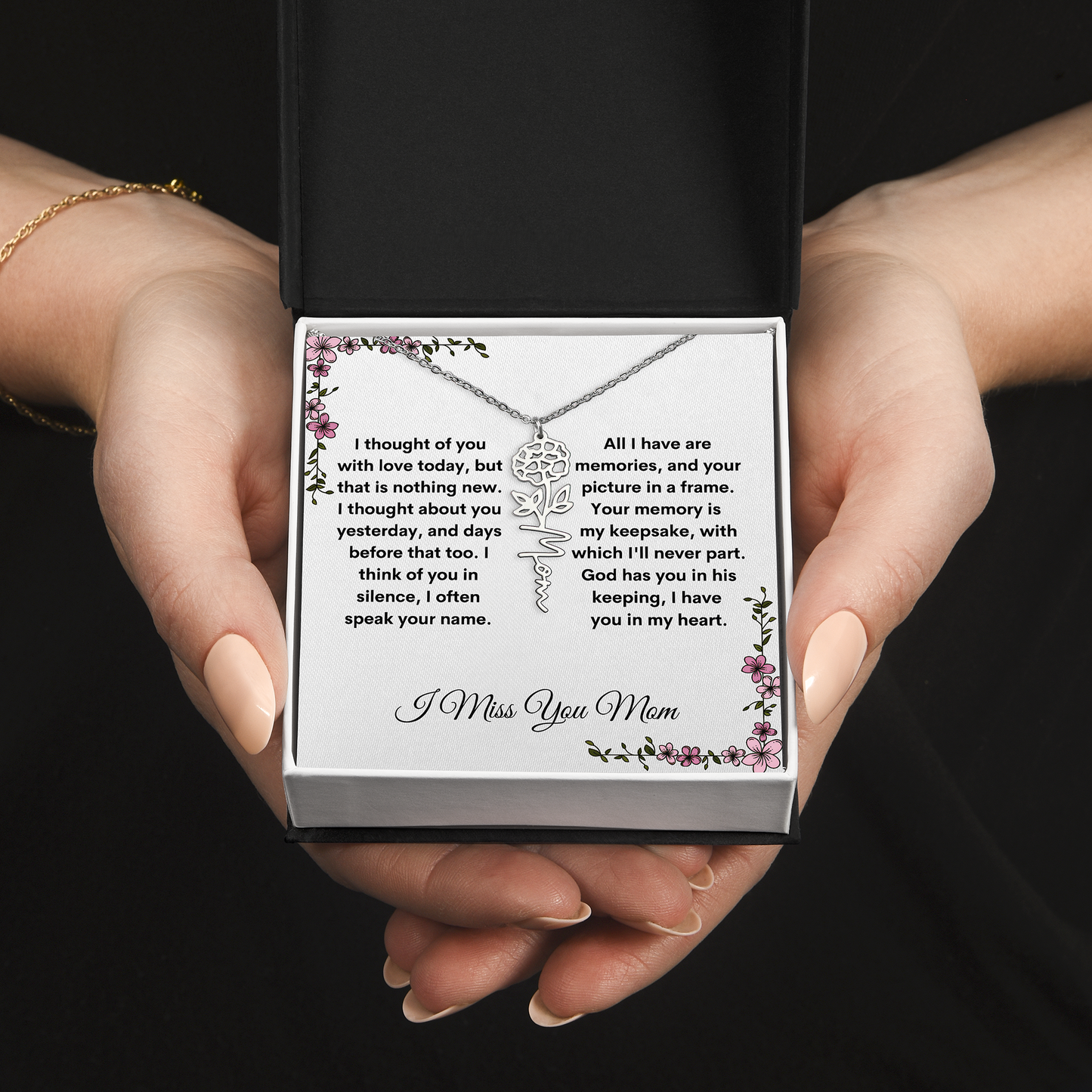 Personalized Memorial Gift Loss of Mother for Daughter from Grandma/Friend/Father
