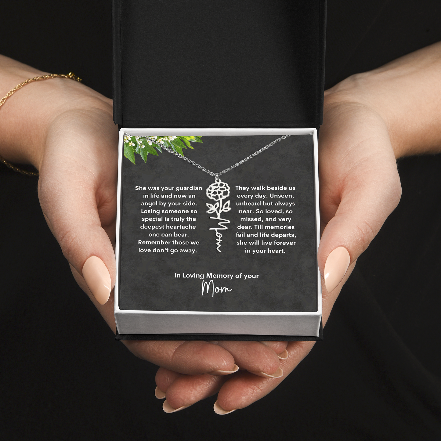 Custom Memorial Gift Loss of Mother for Daughter from Grandma, Friend, or Father