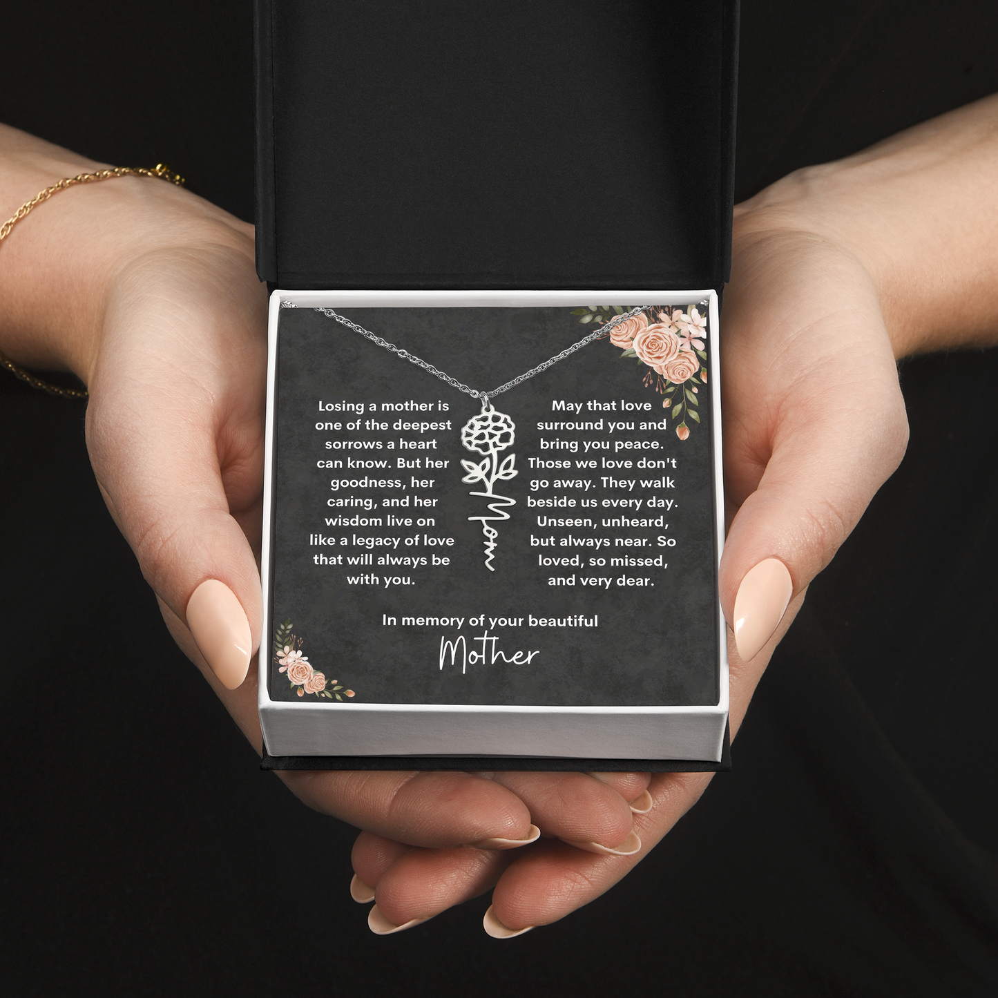 Memorial Gift Loss of Mother for Daughter from Grandma/Friend/Father