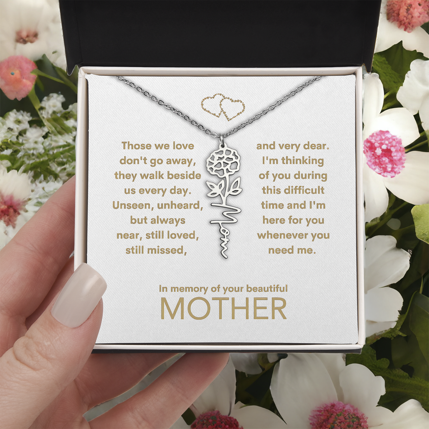 Customized Memorial Gift Loss of Mother for Daughter from Grandma, Friend, or Father
