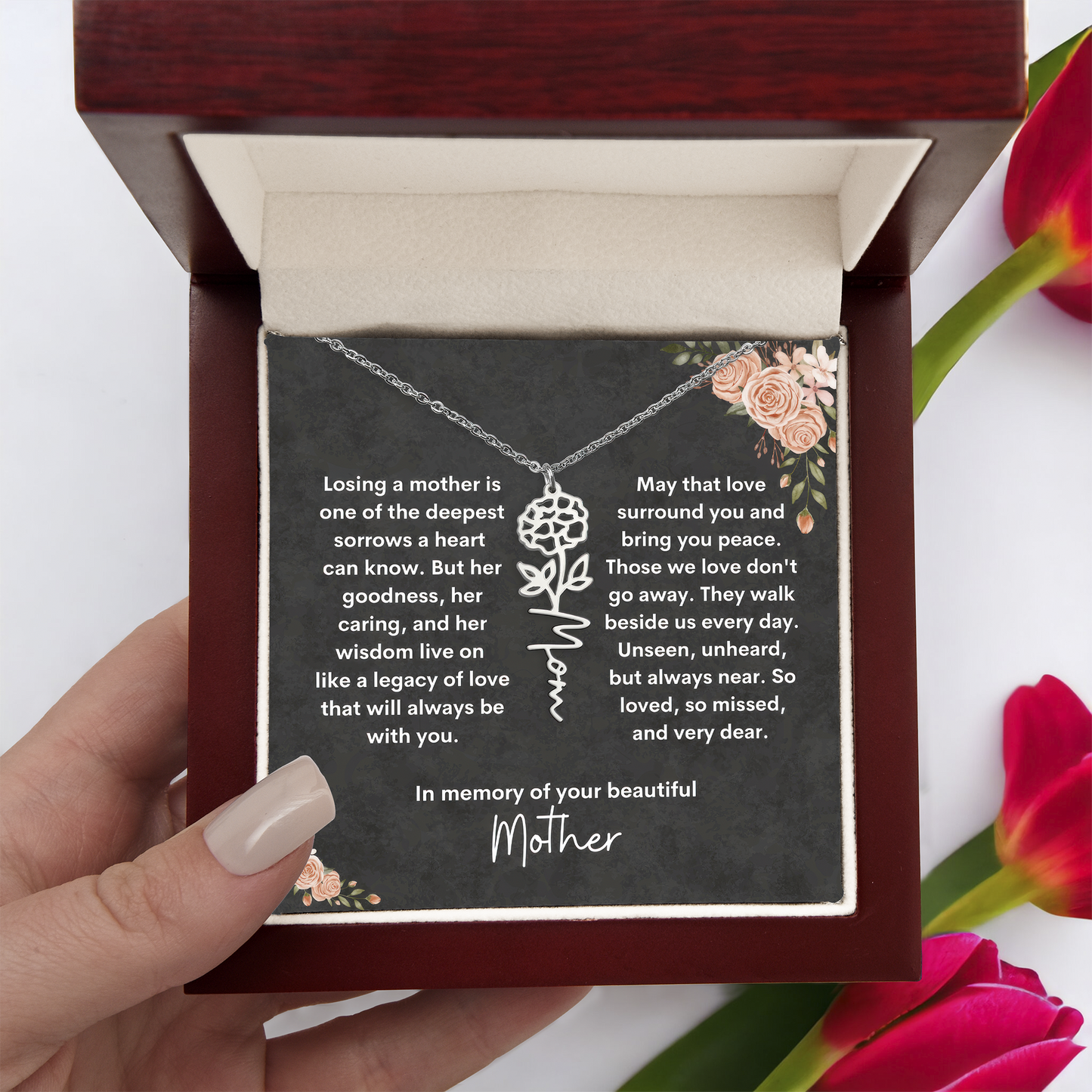 Memorial Gift Loss of Mother for Daughter from Grandma/Friend/Father