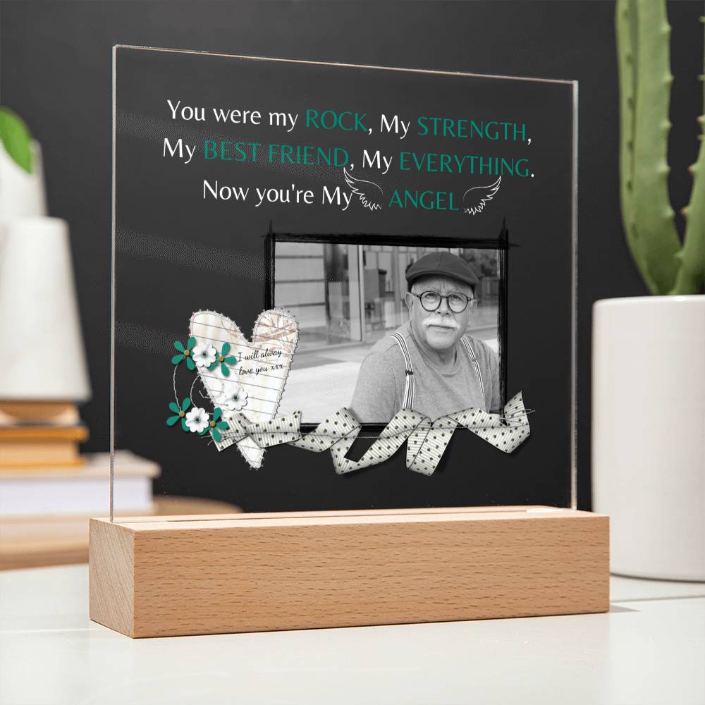 Now You're My Angel Acrylic Plaque