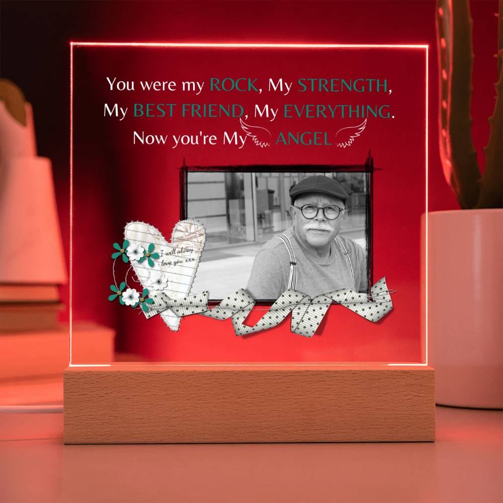 Now You're My Angel Acrylic Plaque