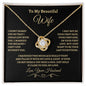 Wife | Can't Live Without You Necklace
