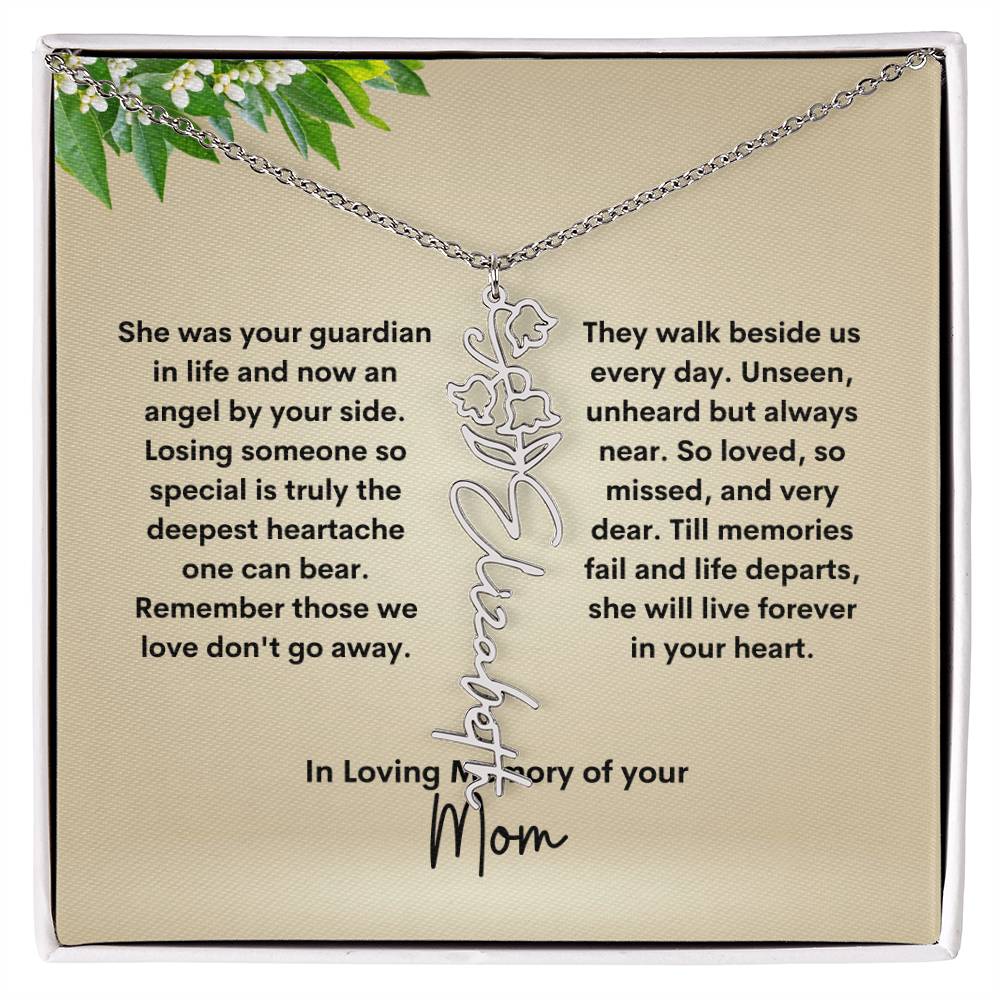 Sympathy Gift Loss of Mother for Daughter | Personalized Jewelry from Grandma for Loss of Mother | Rememberance