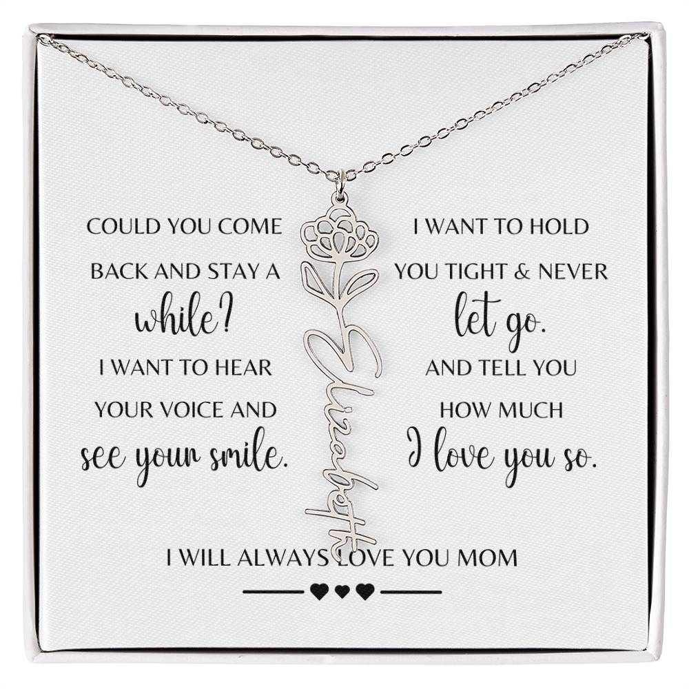 Sympathy Gift Loss of Mother for Daughter | Memorial Jewelry from Grandma or Dad for Loss of Mother | Grief