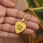 Mama Bear Heart Engraved Necklace | 3 Cubs | Personalized Engraving