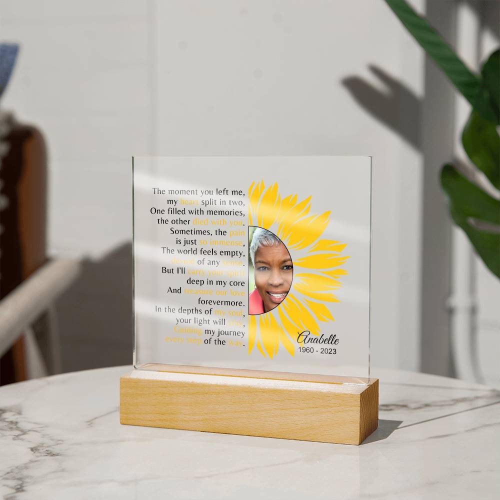 The World Feels Empty Personalized Acrylic Plaque