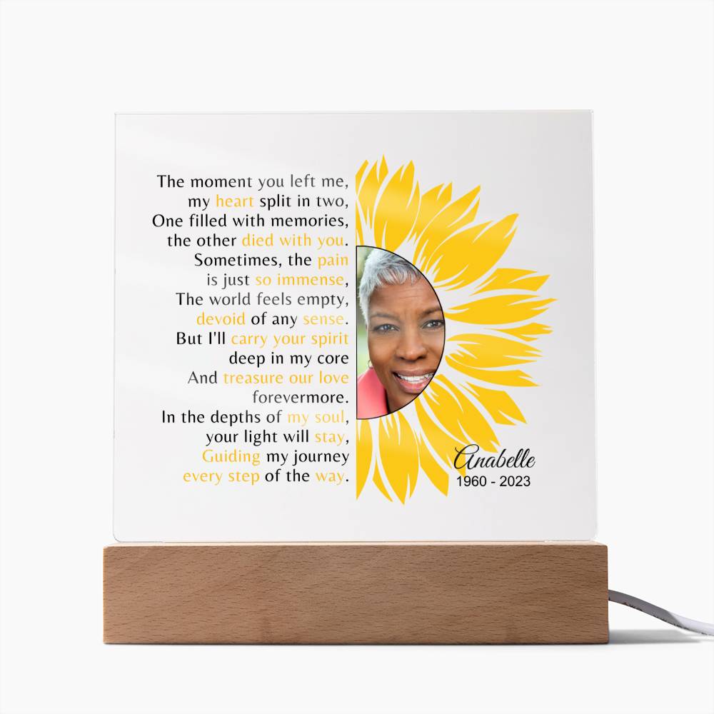 The World Feels Empty Personalized Acrylic Plaque