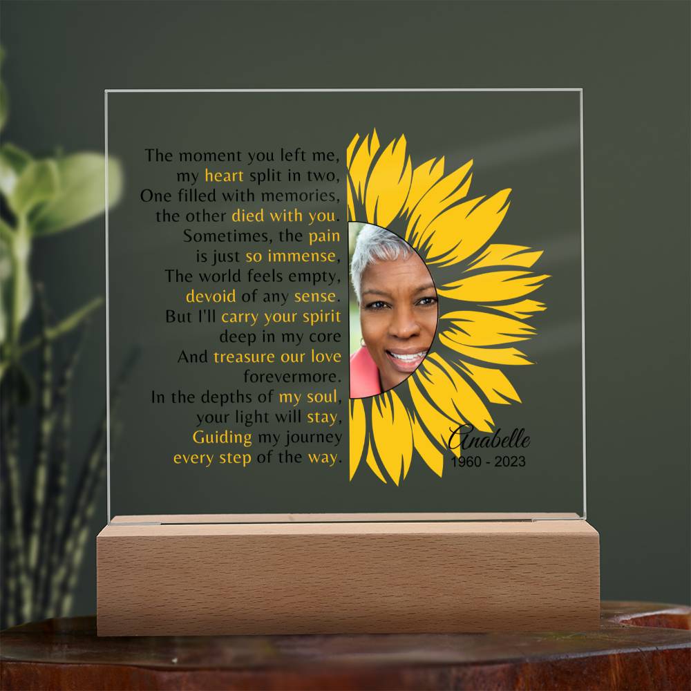 The World Feels Empty Personalized Acrylic Plaque