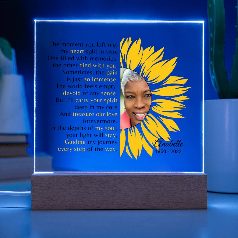 The World Feels Empty Personalized Acrylic Plaque