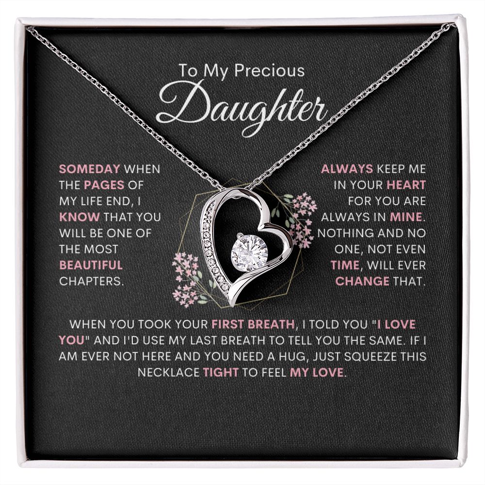 Daughter | Most Beautiful Chapter | Personalized | Black