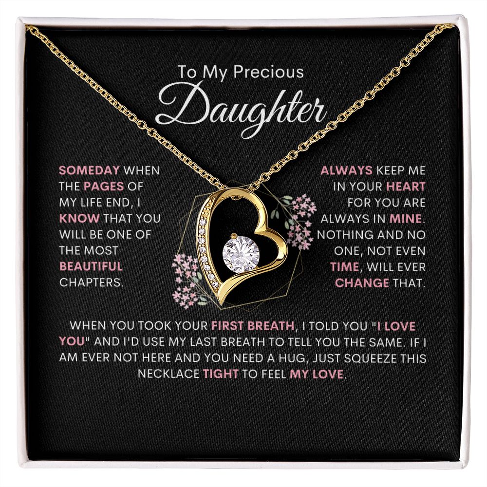 Daughter | Most Beautiful Chapter | Personalized | Black