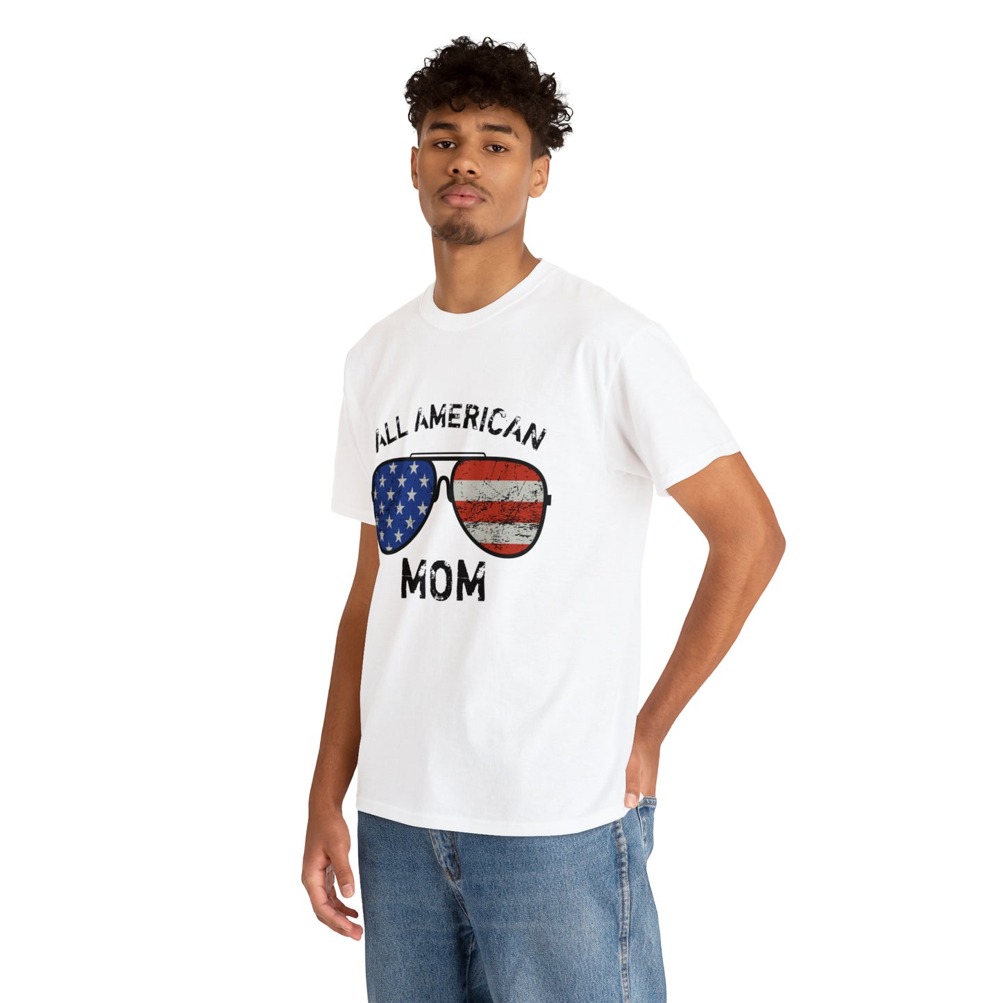 All American Mom Heavy Cotton Tee