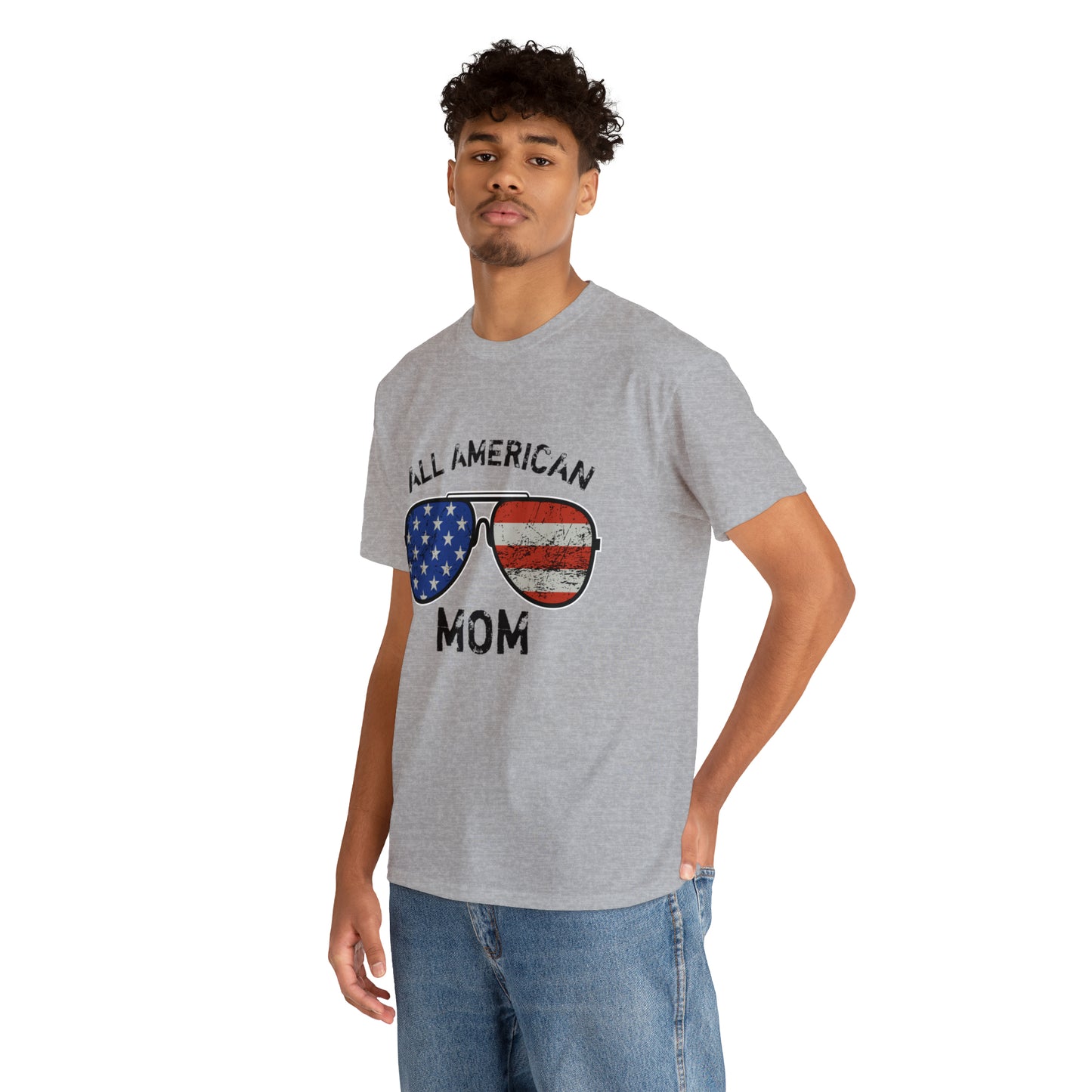 All American Mom Heavy Cotton Tee