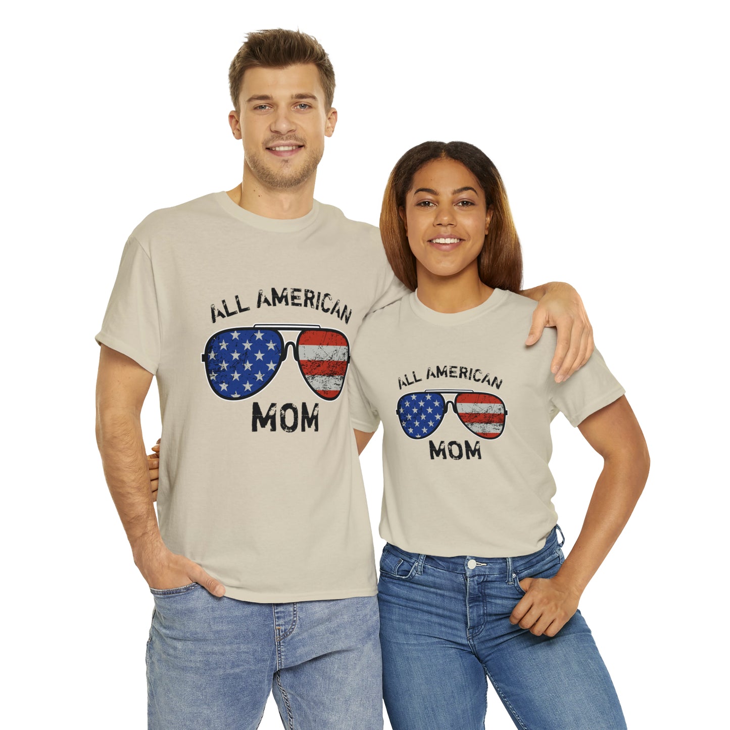 All American Mom Heavy Cotton Tee