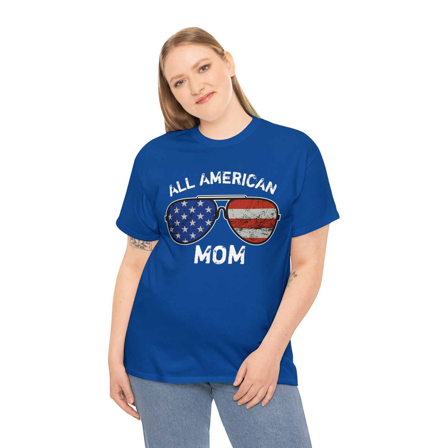 All American Mom Heavy Cotton Tee