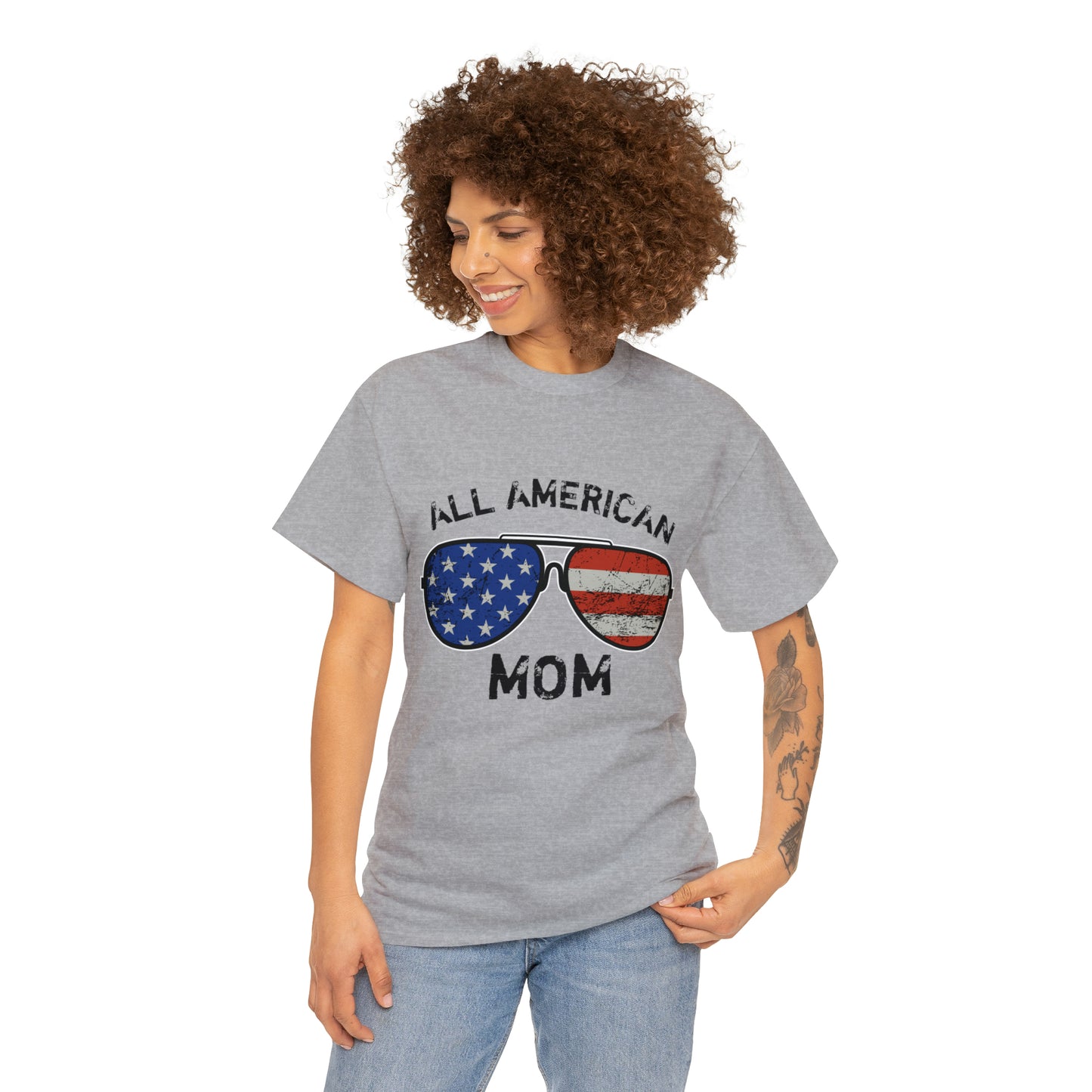 All American Mom Heavy Cotton Tee