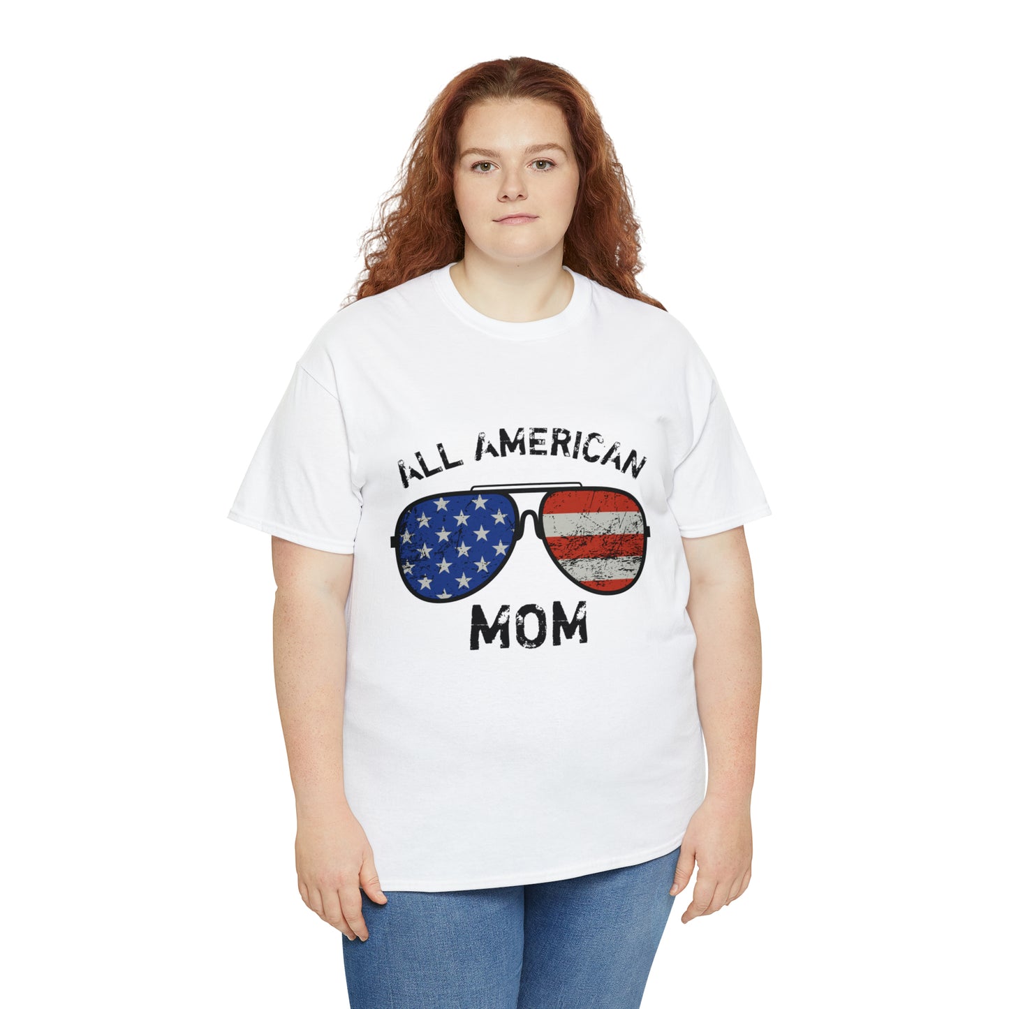 All American Mom Heavy Cotton Tee