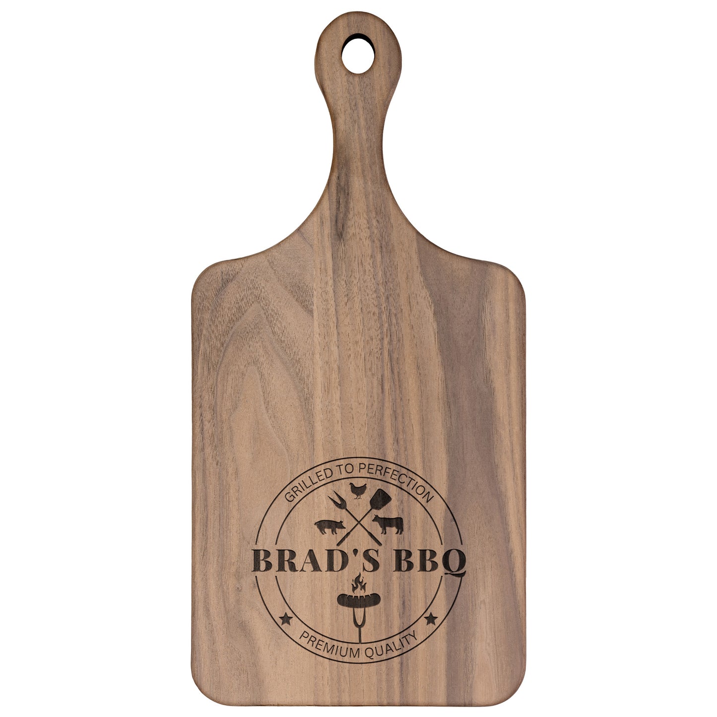 Personalized Grilled To Perfection Meat Cutting Board