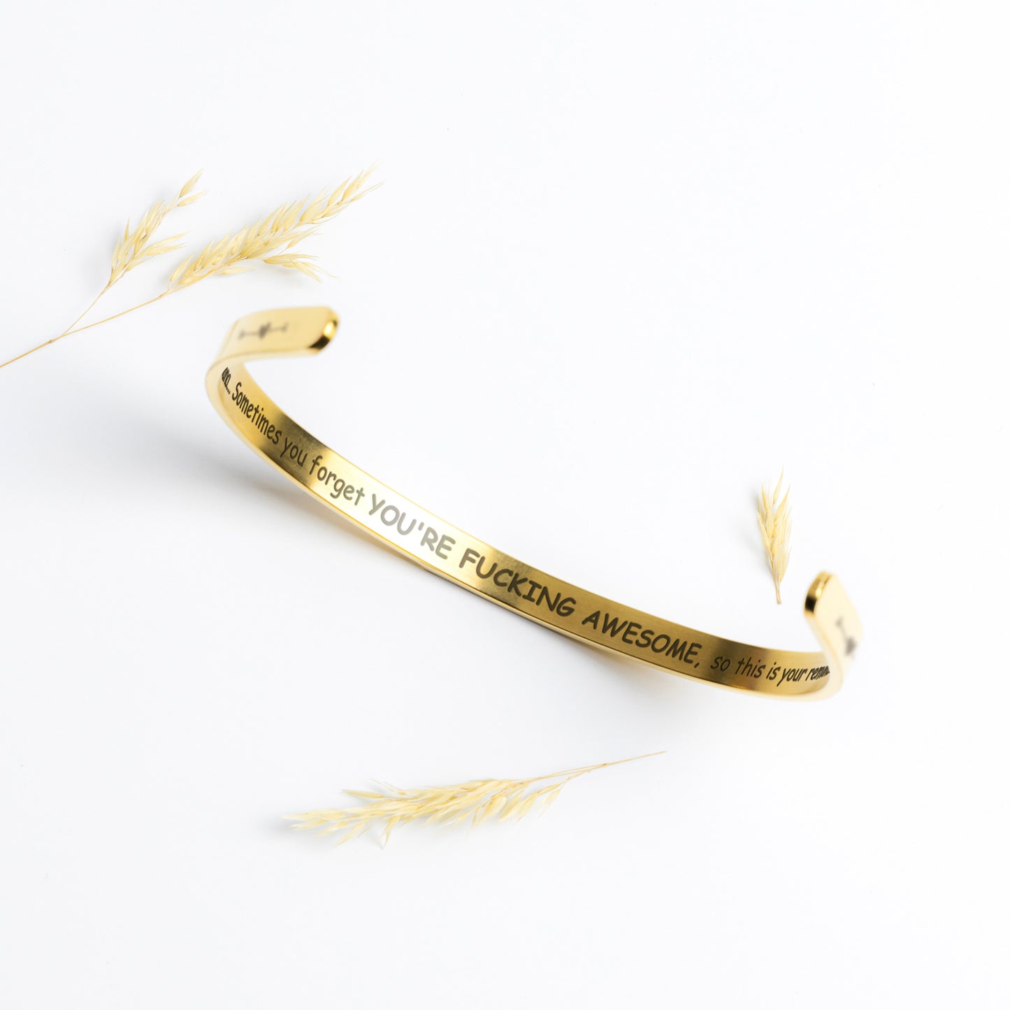 You're F*cking Awesome Personalized Cuff Bracelet